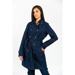 Gas Blue Cotton Denim Women's Jacket